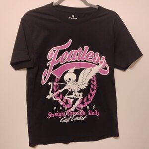 Fearless NY Winged Skeleton Archer Tee - S